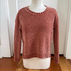 Aerie Ribbed Chenille Pullover Sweater‎ XS